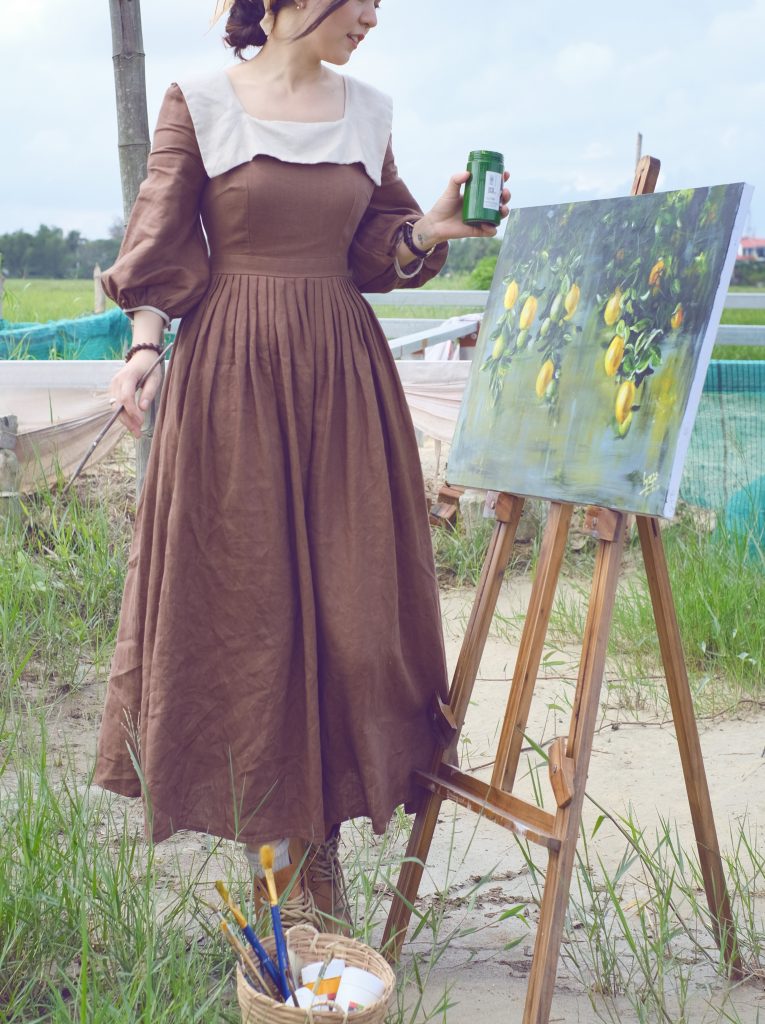 cottagecore dress maydona