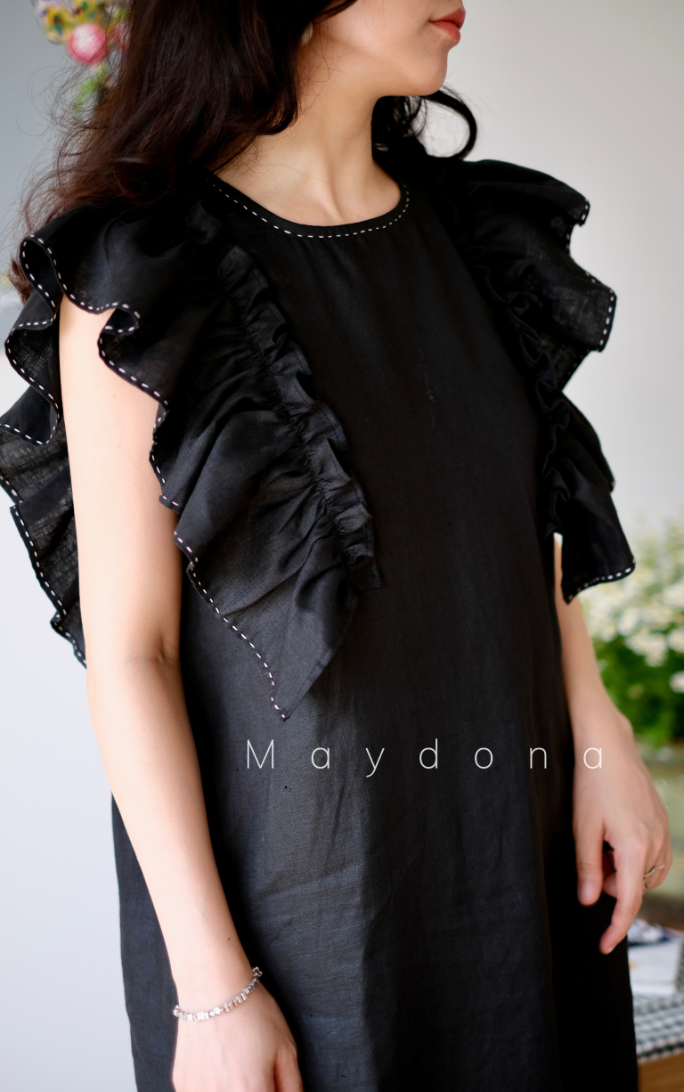 Đầm đen điệu đà - Ảnh 5