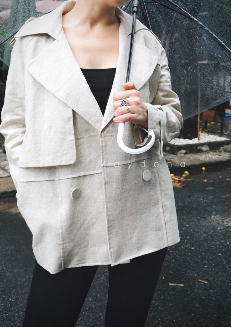 linen coat