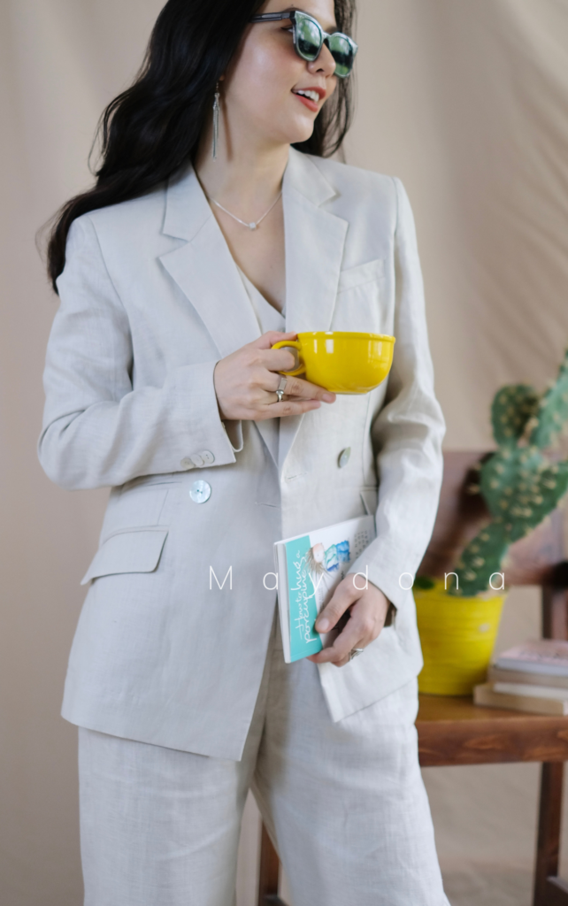 Áo vest linen