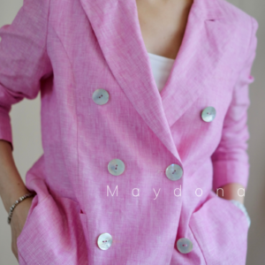 Áo khoác blazer linen 1