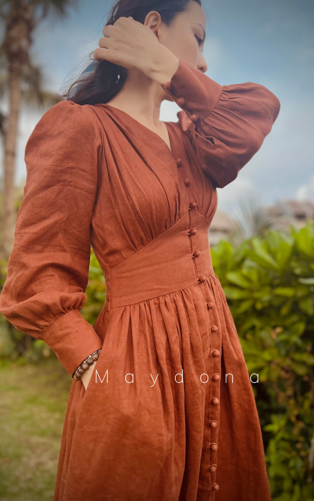 Đầm nàng thơ Vintage - Maydona